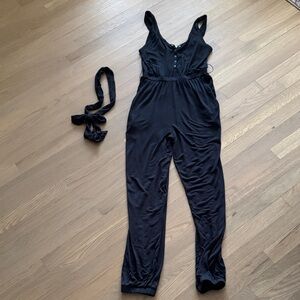 Abercrombie & Fitch Black Jumpsuit